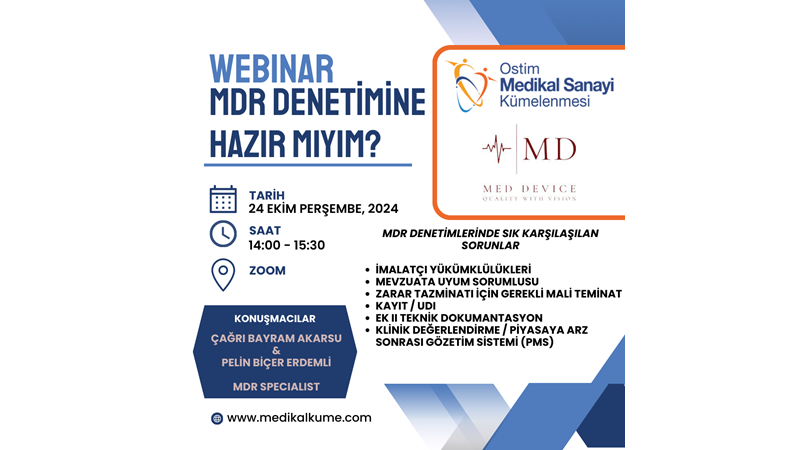MDR Denetimine Hazır Mıyım? Webinarı