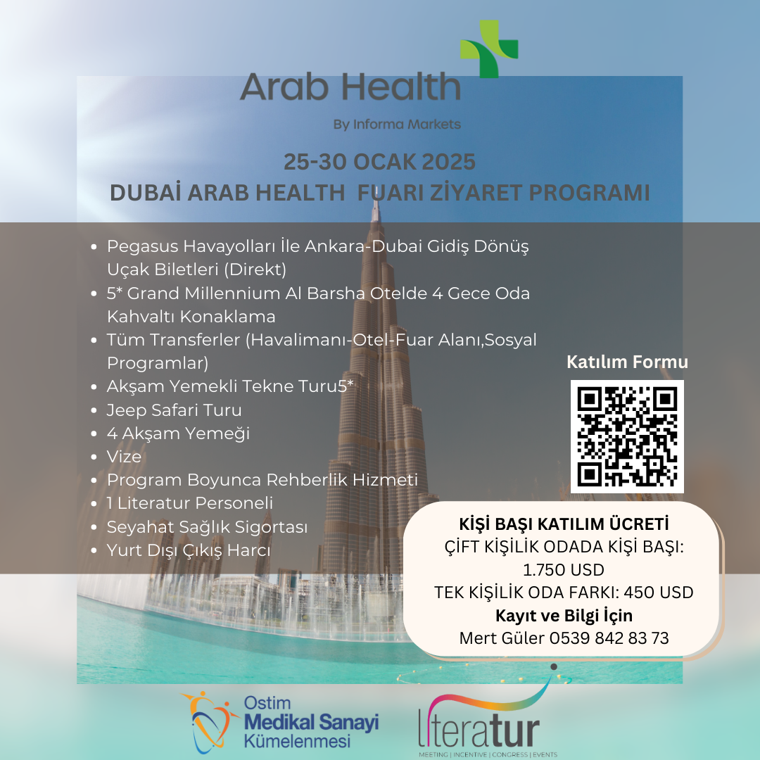 Dubai Arab Health Fuar Ziyareti Heyeti 