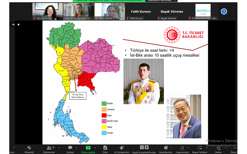 Tayland Bilgilendirme Webinarı’nı Gerçekleştirdik 