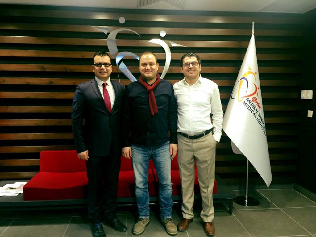 Gazi Üniversite'si TTO yetkilisi Murat Şahin ve Teknokent firması Magnum Mühendislik Genel Müdürü Dr. Faruk Mert Ortak Showroom Ziyareti