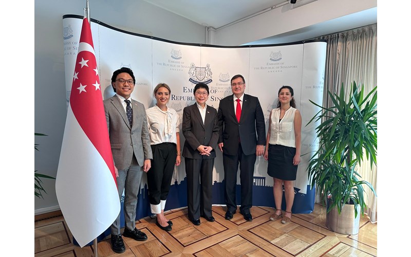 Singapur Büyükelçisi  Kok Lee Peng'e Ziyaretimiz