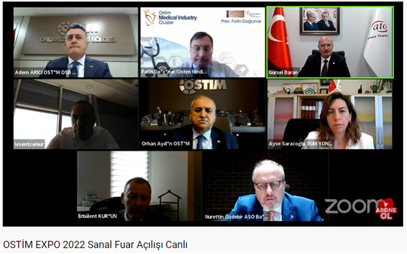 OSTİM EXPO 2022 SANAL FUARI BAŞLADI
