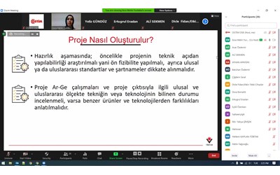 TÜBİTAK Teknoloji ve Yenilik Destek Programları Başkanlığı- 1501 ve 1507 Programları Bilgilendirme ve Proje Hazırlama Eğitimi