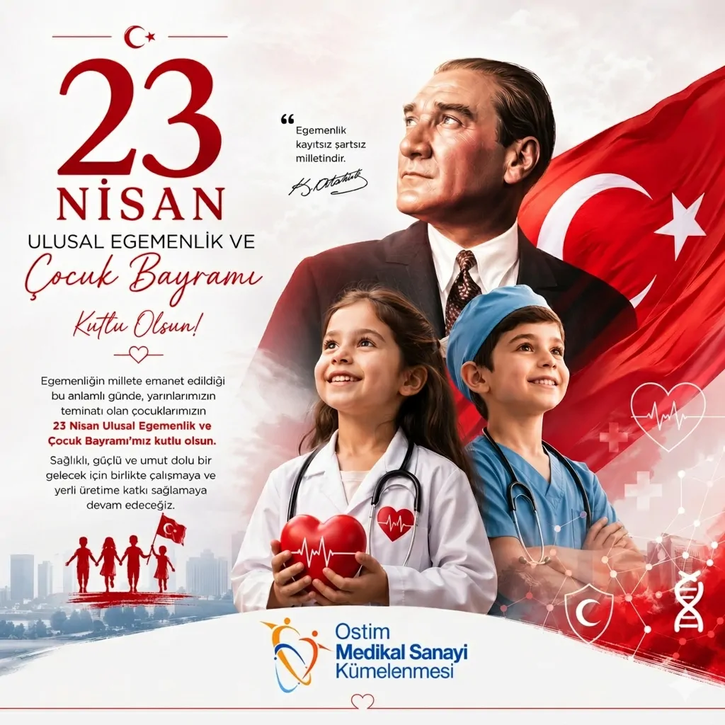 23 Nisan Ulusal Egemenlik ve Çocuk Bayramı Kutlu Olsun!