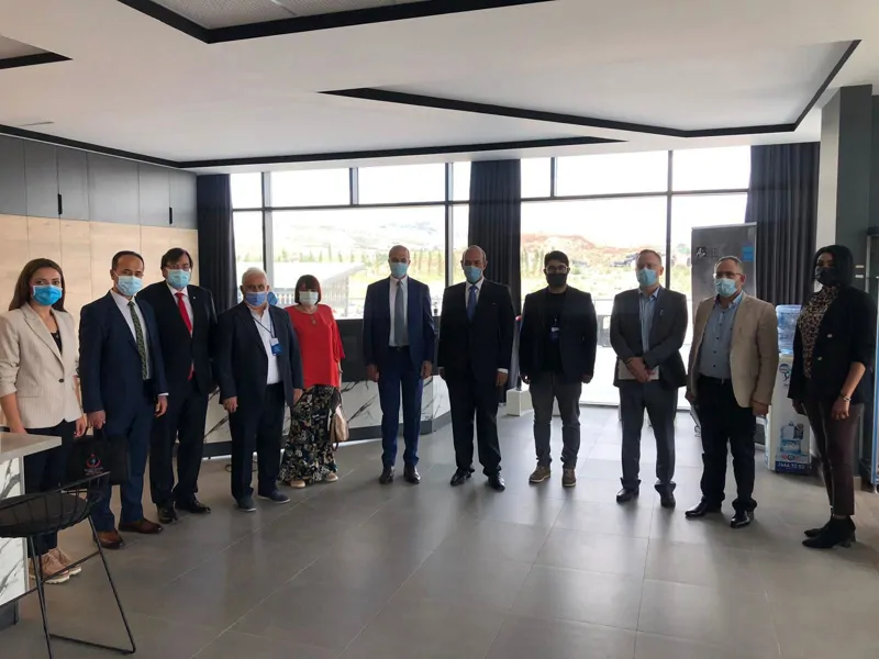 Lübnan Sağlık Bakanı Hamad Hasan'ın Ostim Ziyareti
