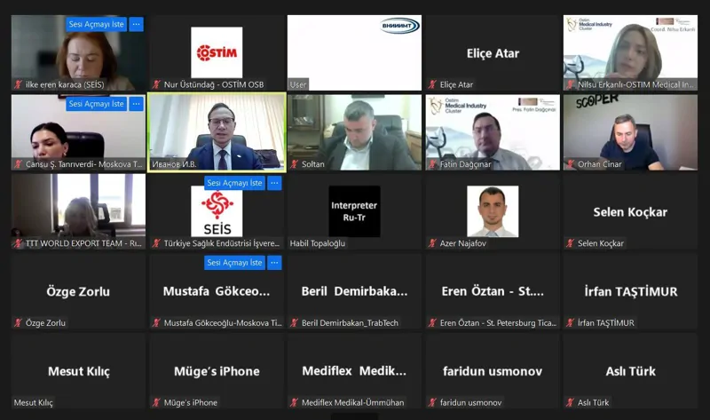 Rusya'da Tıbbi Cihaz Kayıt Süreçleri Webinarı