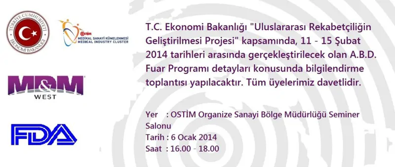 Turkish Ministry of Economy URGE Project - US Trade Fair Program