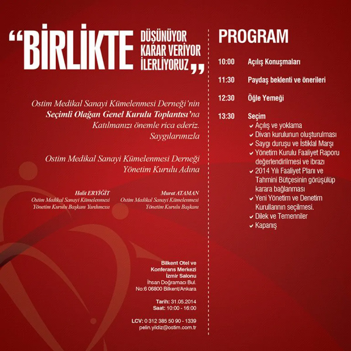 OSTİM Medikal Sanayi Kümelenmesi 2. Olağan Genel Kurulu