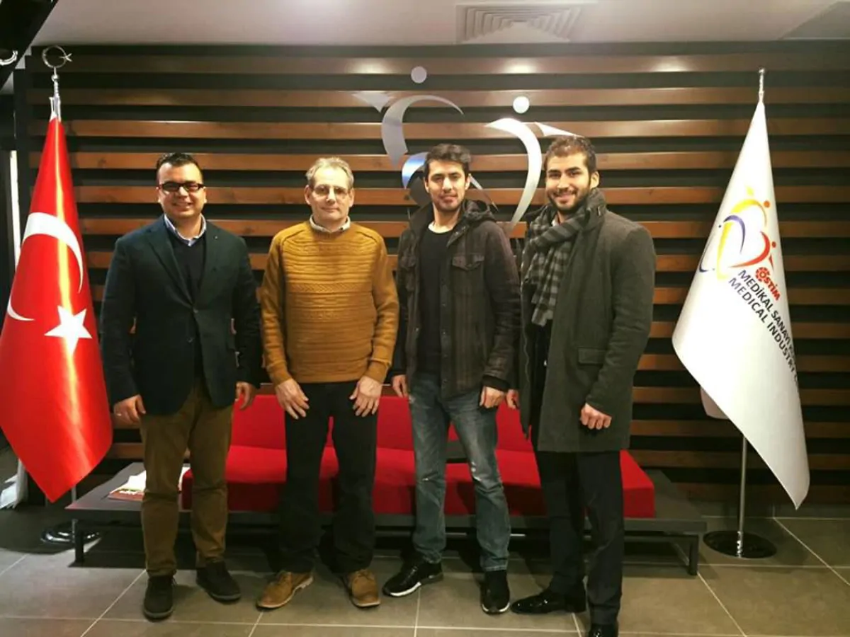 Küme Üyemiz Teknomar Firmamızın İngiltere distribütörü Dr. David Harvey'in Ortak Showroom Ziyareti