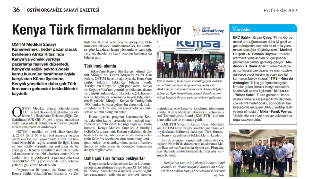 Basın'dan - Ostim Gazetesi