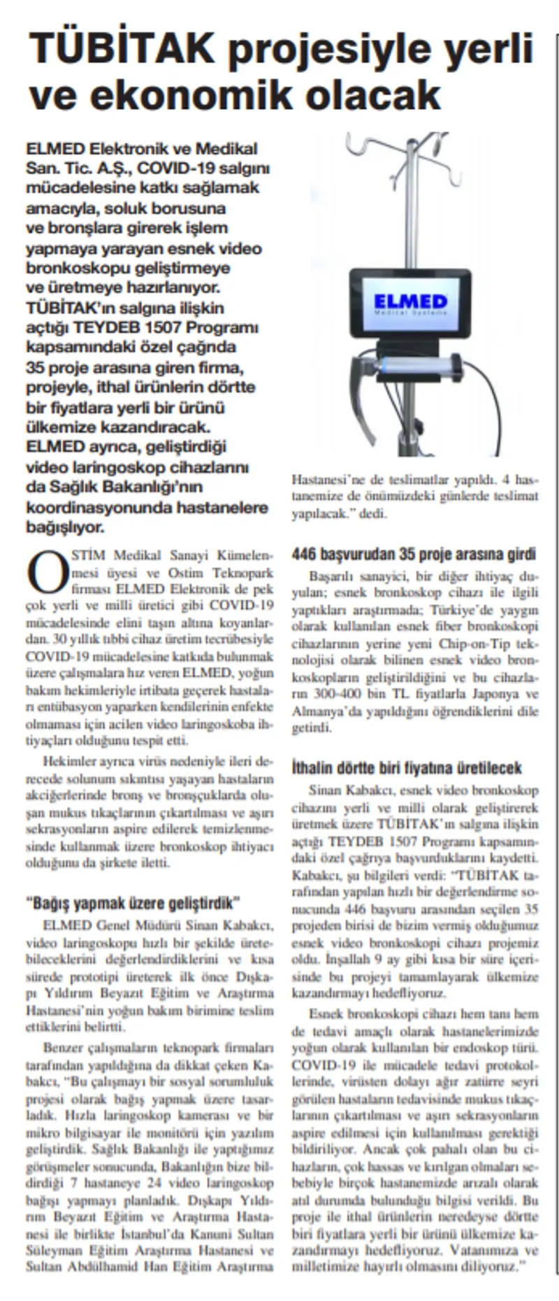 Basın'dan - Ostim Gazetesi