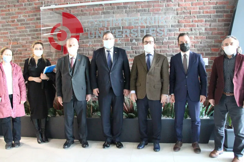 Ostim Teknik Üniversitesi Rektörü Prof. Dr. Sn. Murat Yülek'i Ziyaret Ettik