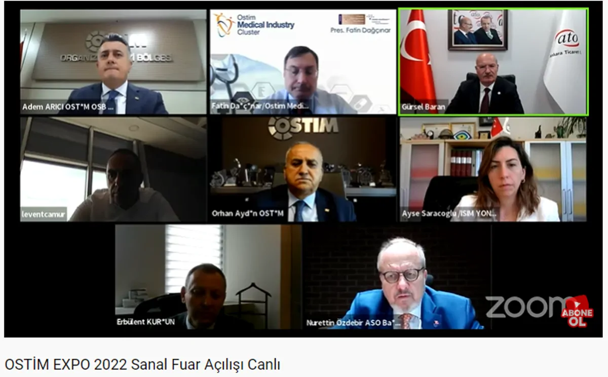 OSTİM EXPO 2022 SANAL FUARI BAŞLADI
