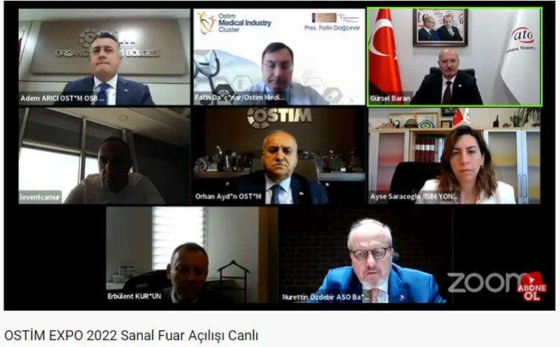 OSTİM EXPO 2022 SANAL FUARI BAŞLADI
