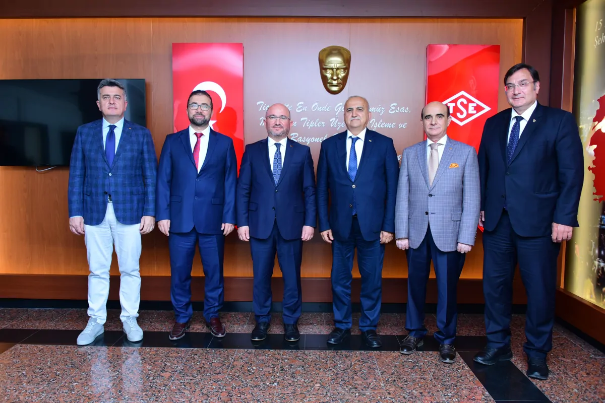 TSE Başkanı Şahin’e hayırlı olsun ziyareti