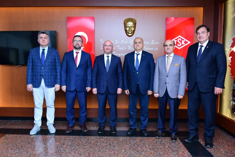 TSE Başkanı Şahin’e hayırlı olsun ziyareti