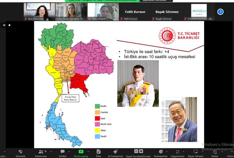 Tayland Bilgilendirme Webinarı’nı Gerçekleştirdik