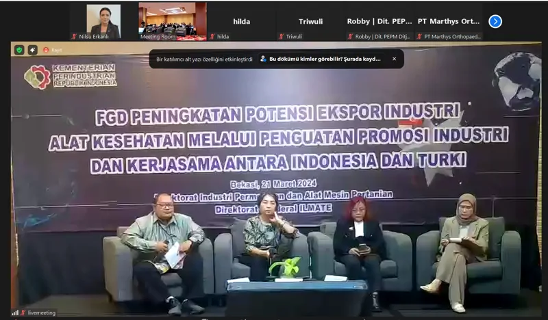 Endonezya Medikal Sektörü’ne Yönelik bilgilendirme Toplantısına Katıldık