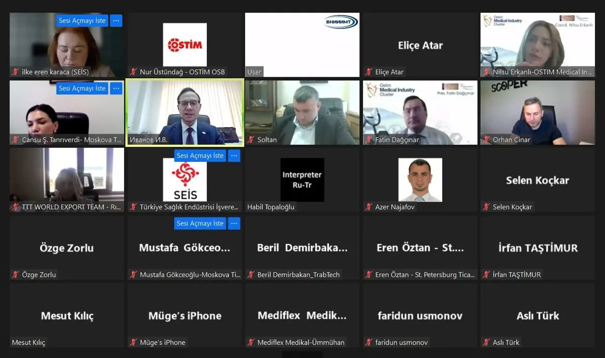 Rusya'da Tıbbi Cihaz Kayıt Süreçleri Webinarı