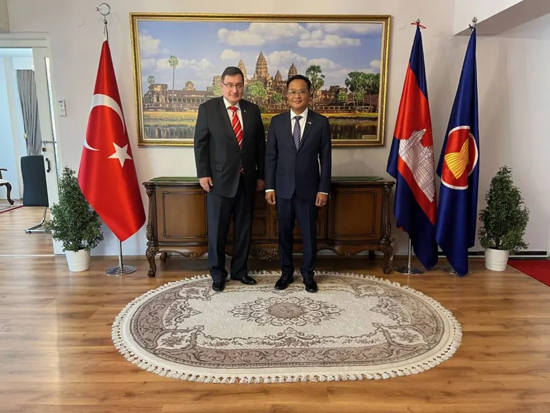 Kamboçya Ankara Büyükelçisi Chea Sok'u Ziyaretimiz