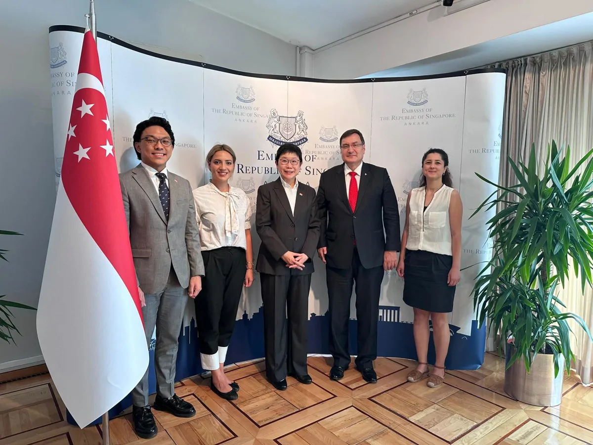 Singapur Büyükelçisi  Kok Lee Peng'e Ziyaretimiz
