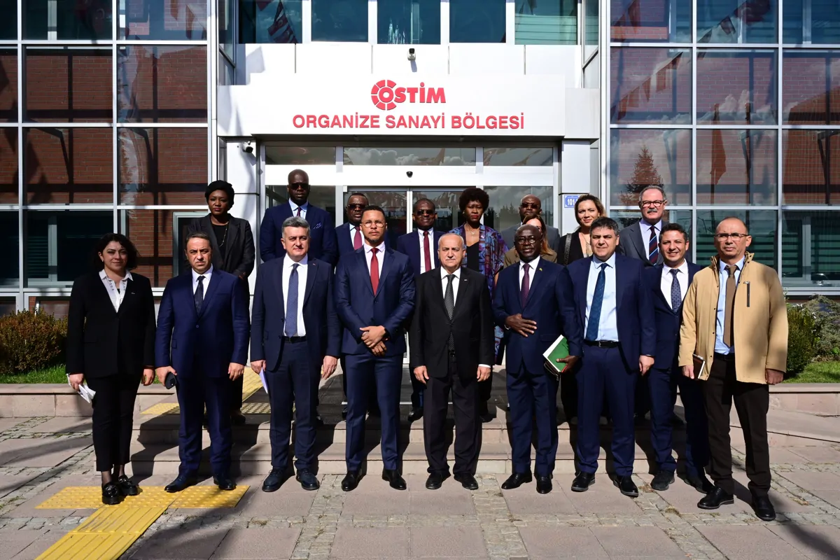 Gabon Sanayi Bakanı OSTİM Ziyareti