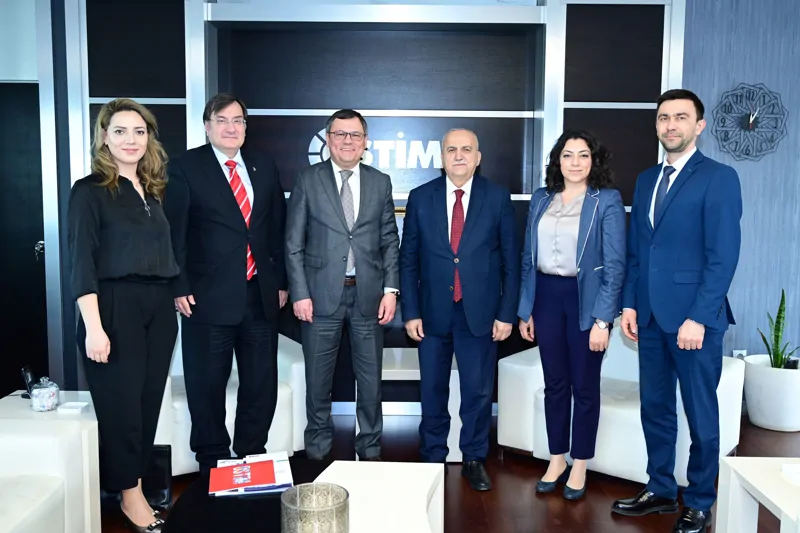 Rusya Federasyonu Türkiye Ticaret Müşavirleri Aydar Gaşigullin ve Şamil Yanmurdin OSTİM Ziyareti