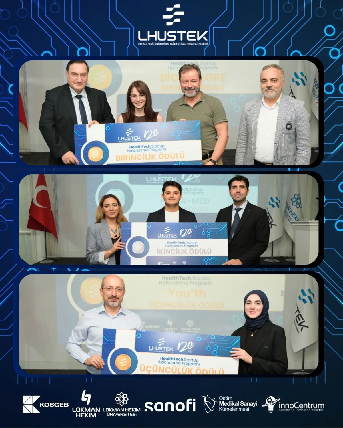 LHUSTEK HealthTech StartUp Hızlandırma Programı Demo Day'e Katıldık