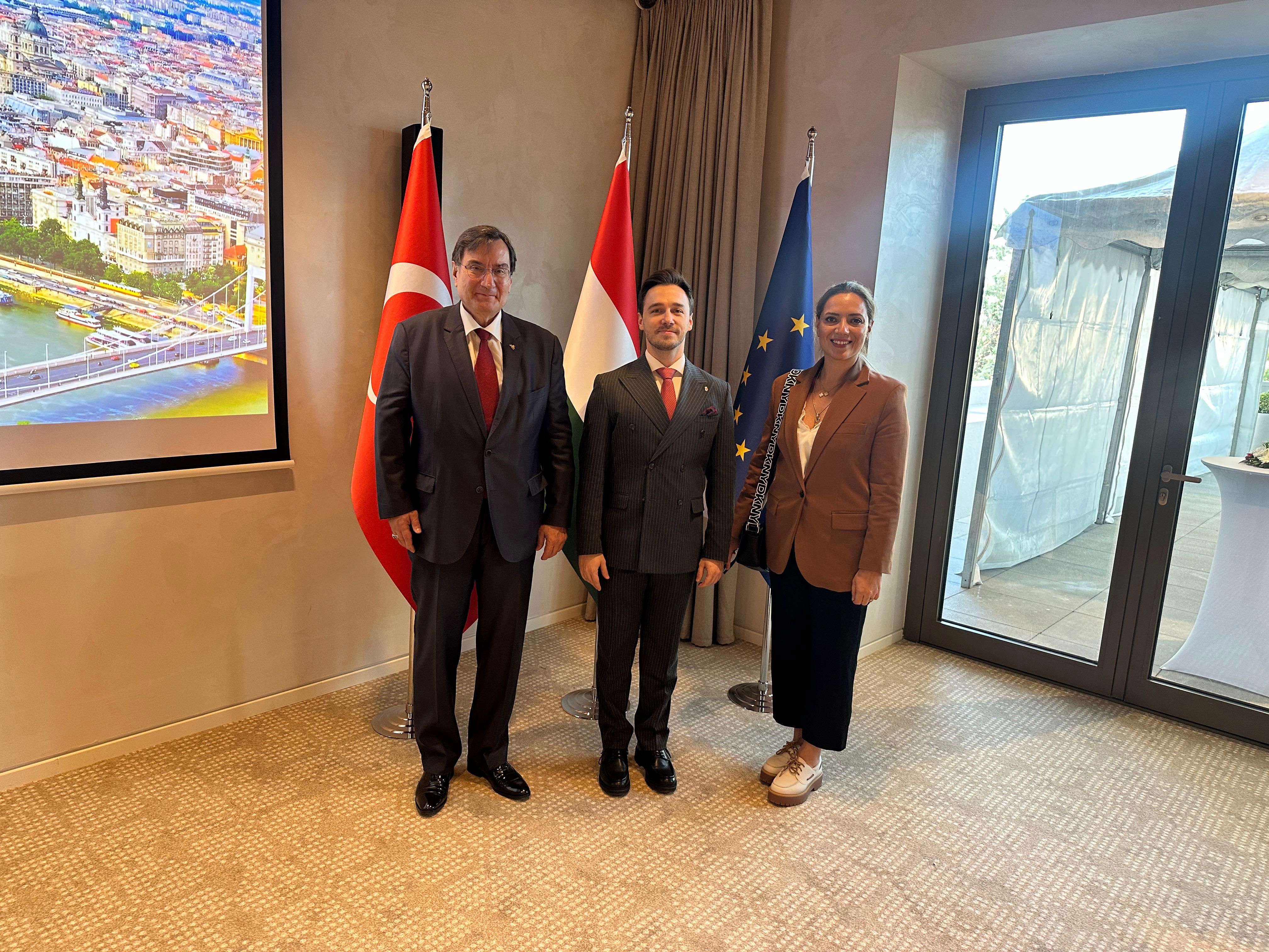 OSTİM Medikal Sanayi Kümelenmesi, Macaristan Millî Günü Resepsiyonuna Katıldı