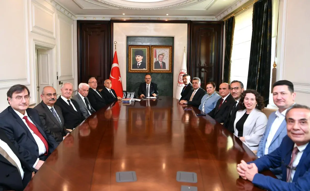 The OSTİM delegation visited Ankara Governor Yakup Canpolat.