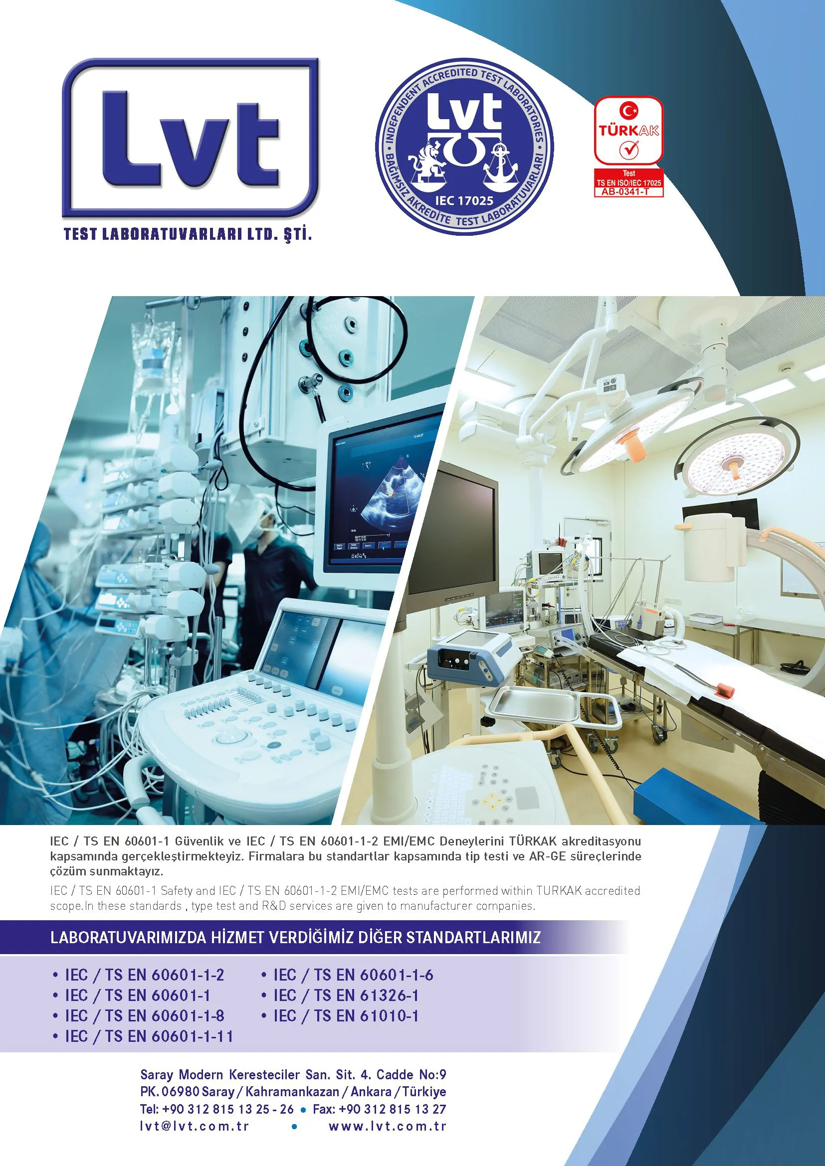 EMC / EMI - LVD- MDR Testleri